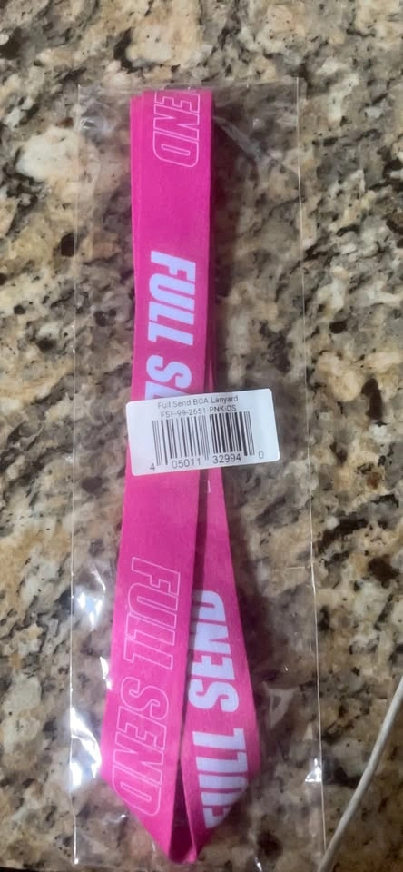 🏈 Full Send Classic Lanyard 19" with Bottle Opener Pink