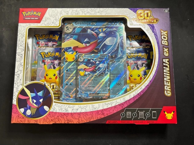 NEW 30th Anniversary Celebrations Greninja EX Box Pokemon