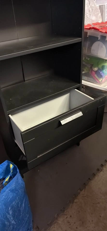 IKEA BRIMNES Bookcase with Drawers (Black) - photo 5