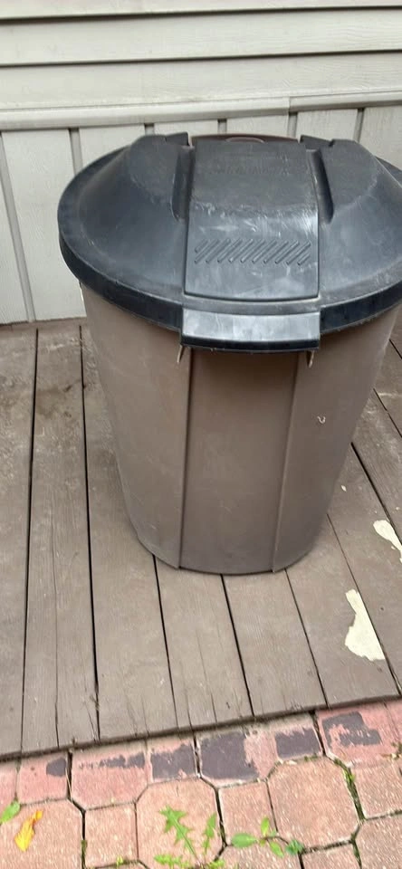 Rubbermaid Roughneck 32-Gallon Trash Can with Lid - photo 2