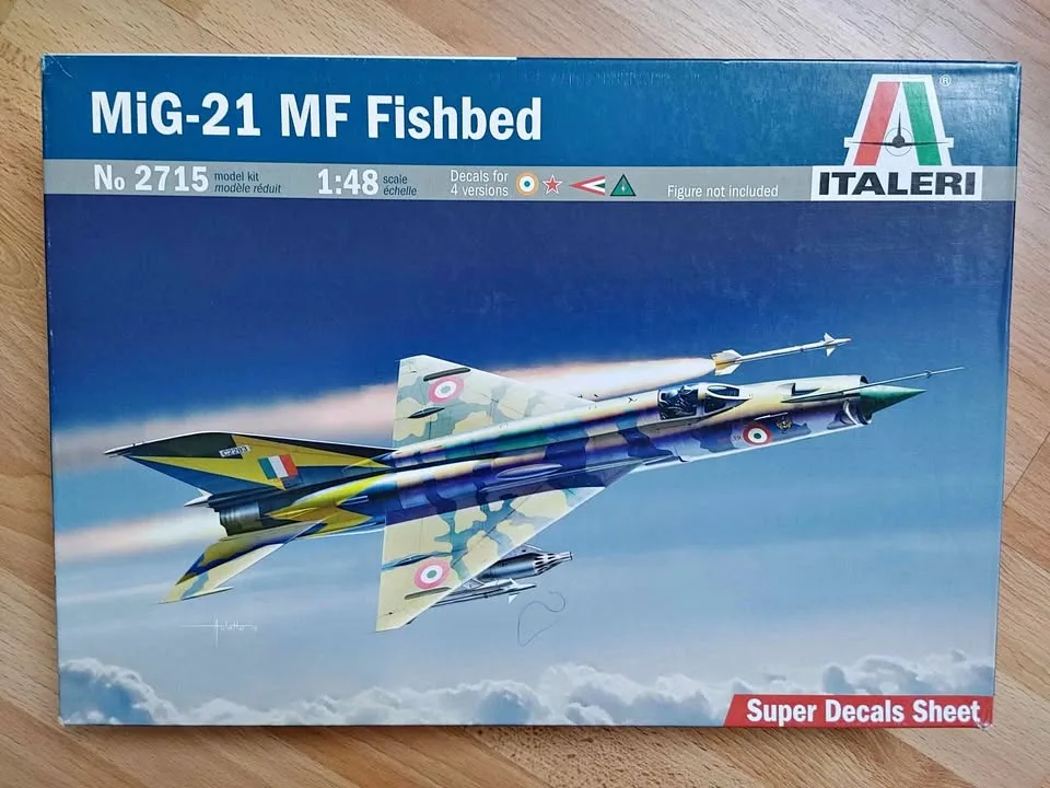 1/48 Italeri MiG-21MF with Super Decals Sheet thumbnail