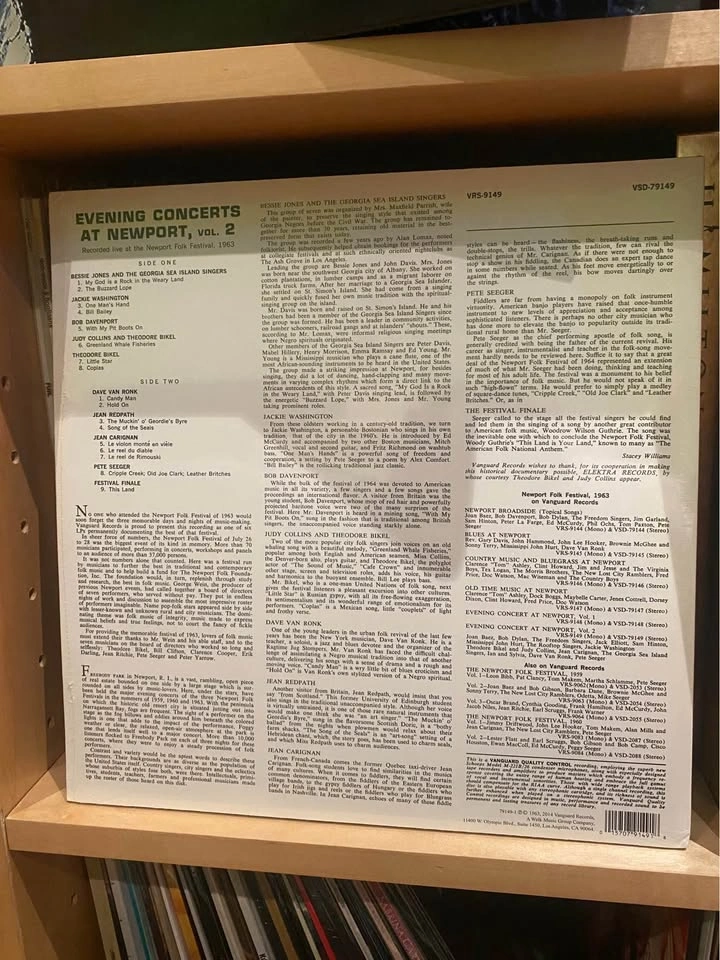 Newport Folk Festival 1963 LP Vinyl🏈 - photo 2