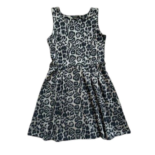 QED London Leopard Print Knit Fit and Flare Mini Dress - photo 2