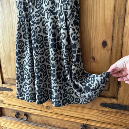 QED London Leopard Print Knit Fit and Flare Mini Dress - photo 4