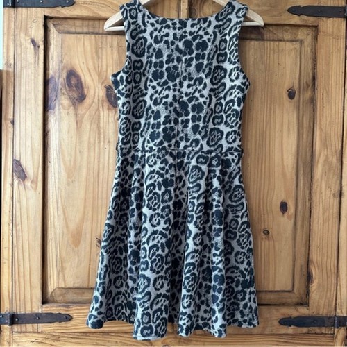 QED London Leopard Print Knit Fit and Flare Mini Dress - photo 5