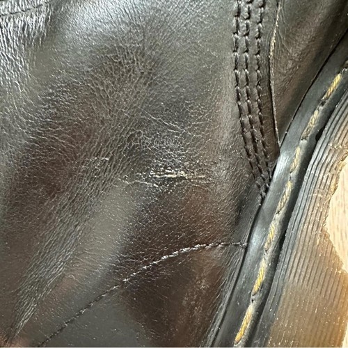 Vtg 90's 1460 Dr. Martens Boots Made in England Black UK 8 - photo 4