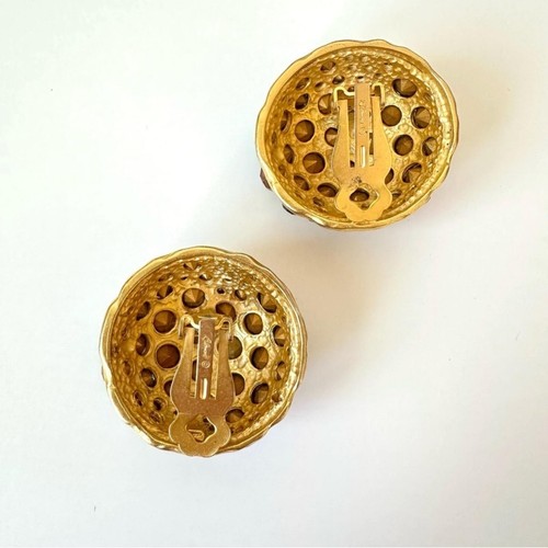 Vintage 80's Blanca Signed Multi Jewel Rhinestone Earrings - photo 4