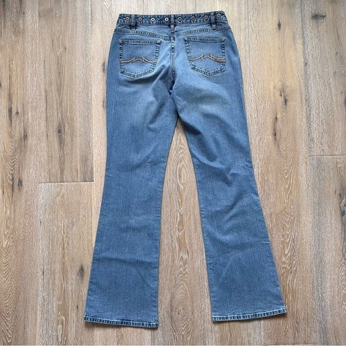 Vintage 90s Y2K Parasuco Jeans Light Blue Flare Size 32 - photo 5