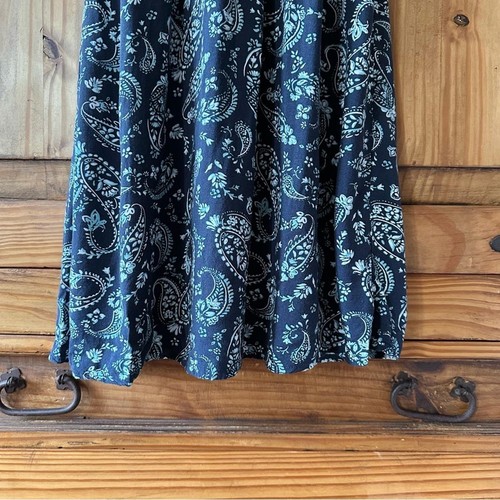 Blue Boho Paisley Off The Shoulder Flounce Neck Summer Dress - photo 2