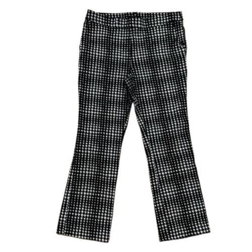 Jules & Leopold Houndstooth Mid Rise Trouser Pants - Medium