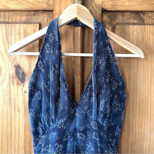 SHKANK Vintage Y2K 90's Prom Dress Blue Fishtail Mermaid - photo 5
