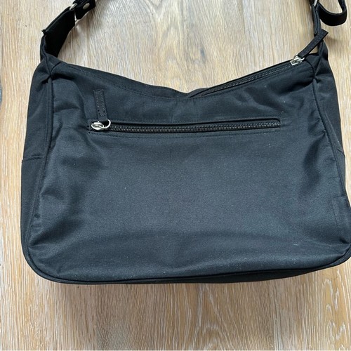 Vintage 2000's Y2K Black Shoulder Bag Multiple Compartments - photo 5