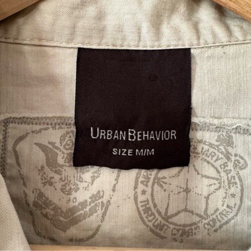 Vintage Y2K Urban Behavior 100% Cotton Cargo Jacket - Medium - photo 3