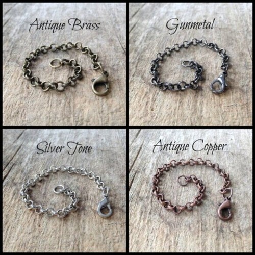 2 INCHES Rhodium Plated Chain Extender, Necklace Chain Extension - photo 2