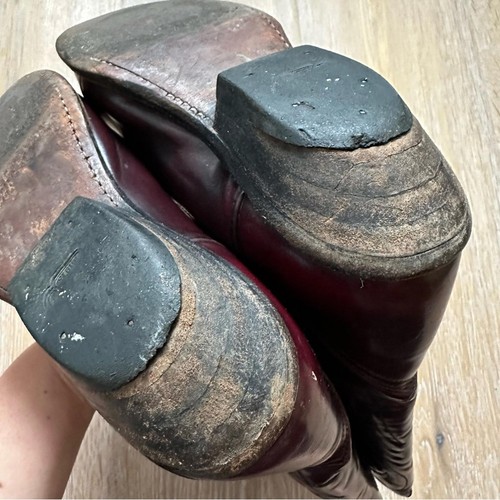 Vintage 80's Sancho Leather Cowboy Boots - Oxblood (37 EU) - photo 2