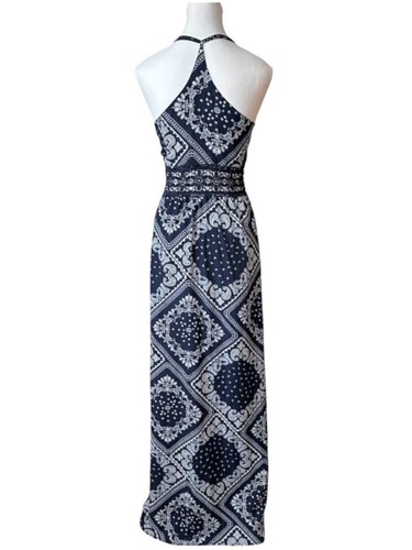 NWT Bandana Print Boho Halter Maxi Dress - XL - photo 3