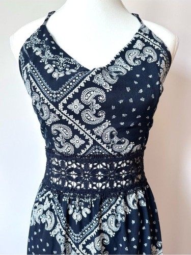 NWT Bandana Print Boho Halter Maxi Dress - XL - photo 5
