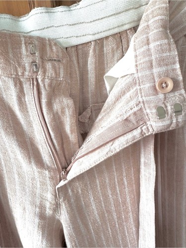 NWT Linen Blend Pants Boho Coastal Cottagecore - Size M - photo 5