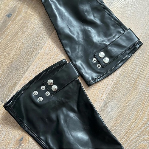 Black Kitten Heel Whimsigoth Pleather Boots - 37 EU - photo 3