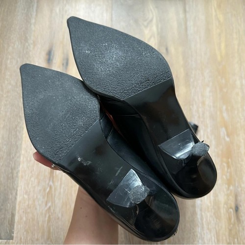 Black Kitten Heel Whimsigoth Pleather Boots - 37 EU - photo 4