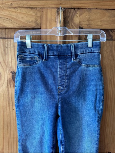 Good American Power Stretch Pull-On Straight Jeans Indigo Blue - - photo 2