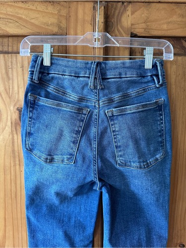 Good American Power Stretch Pull-On Straight Jeans Indigo Blue - - photo 3
