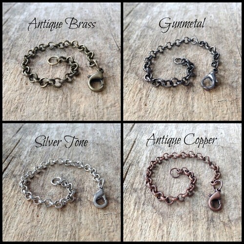 6 INCHES Rhodium Plated Chain Extender, Necklace Extension - photo 2