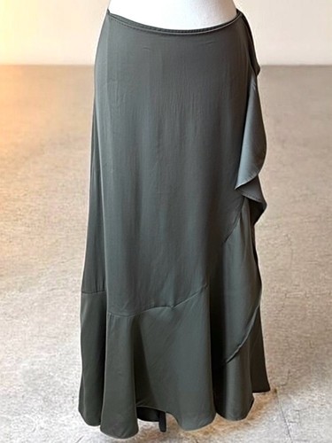 Ruffle Wrap Skirt Vacation Pool Beach Cover Sage Green - 18W - photo 2