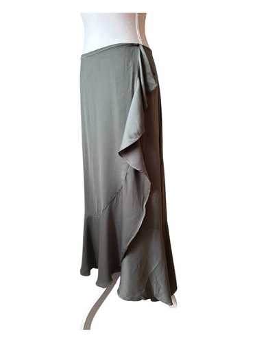 Ruffle Wrap Skirt Vacation Pool Beach Cover Sage Green - 18W - photo 3