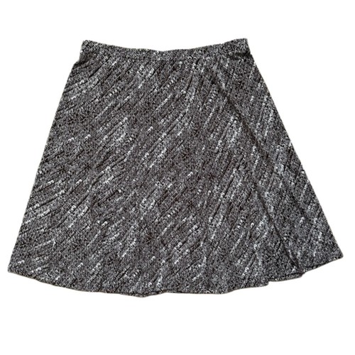 Liz & Co. Brown and Beige A-Line Skirt - Size Large - photo 3