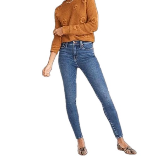 Madewell Curvy High Rise Skinny Jeans Wendover Wash Size 27 - photo 2