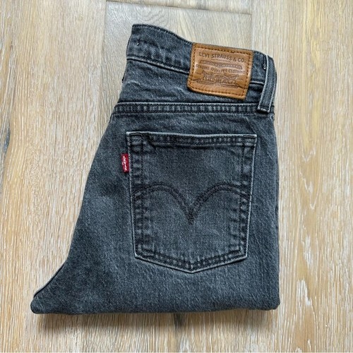 Levi's Wedgie Icon Fit Jeans - Bite My Dust Grey - Size 25 - photo 5