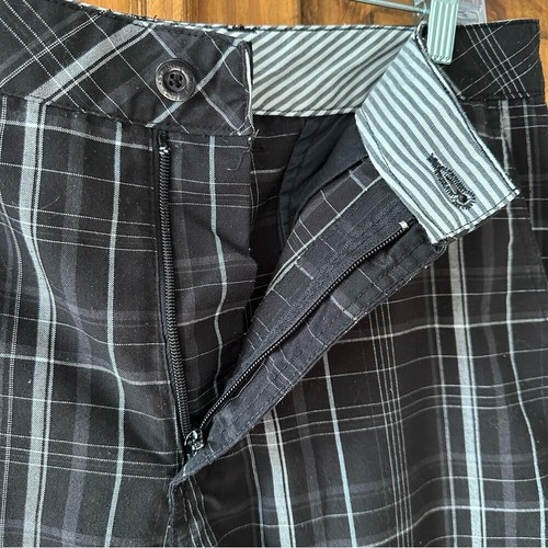 O'Neill Men's Golf Shorts Black and White Plaid - 34 - photo 3