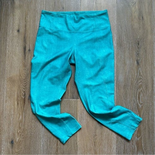 90 Degree By Reflex Aqua Blue Crop Yoga Leggings - XS - photo 2