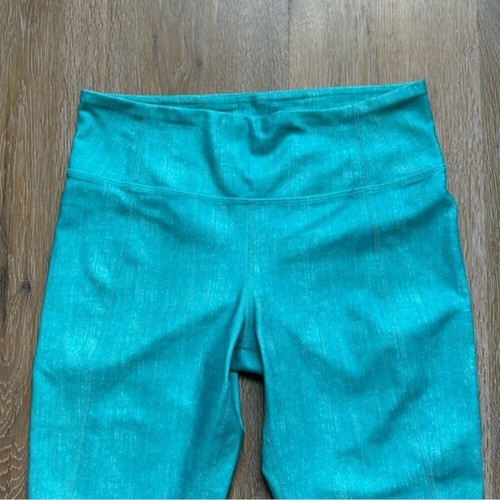 90 Degree By Reflex Aqua Blue Crop Yoga Leggings - XS - photo 3
