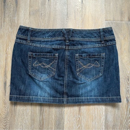 Coastal Cowgirl Denim Mini Skirt - Size 13 - photo 3
