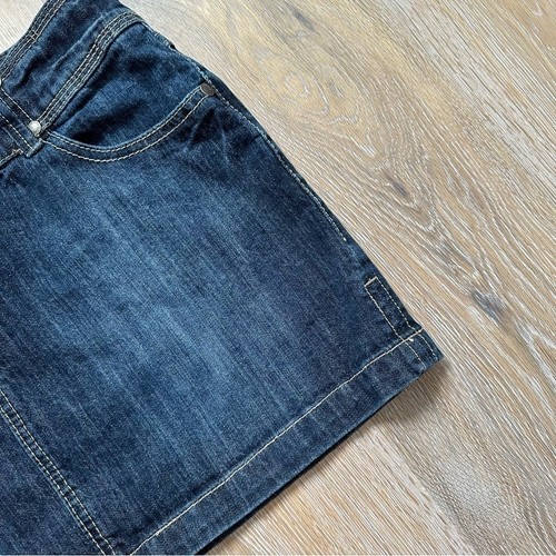 Coastal Cowgirl Denim Mini Skirt - Size 13 - photo 4