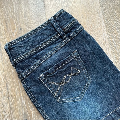 Coastal Cowgirl Denim Mini Skirt - Size 13 - photo 5