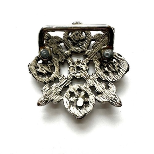 1pc 2.5 inches Vintage rhinestone belt buckle - photo 2