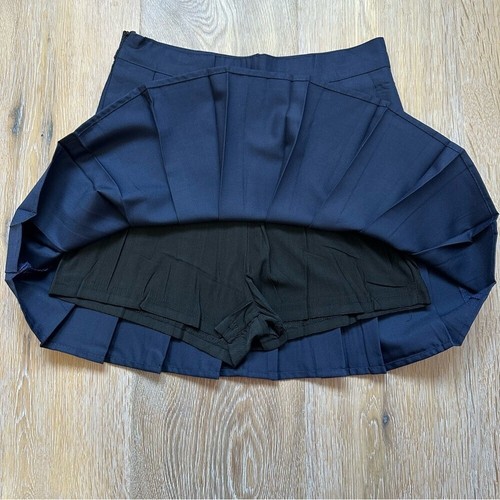 Navy Blue Pleated Tennis Skirt Skort - photo 2