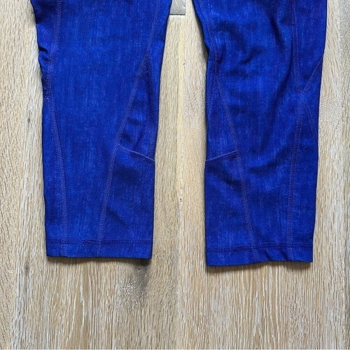 90 Degree By Reflex Indigo Blue Crop Yoga Leggings - XS - photo 4