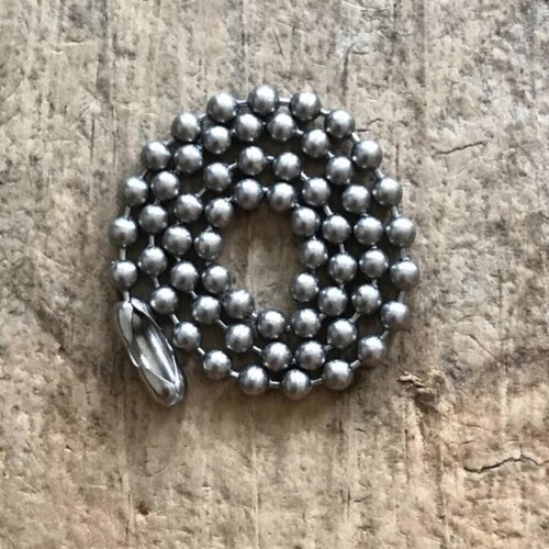 4 INCHES Stainless Steel Ball Chain Extender - 3.2mm thick