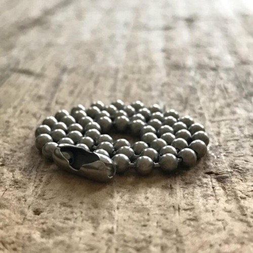 4 INCHES Stainless Steel Ball Chain Extender - 3.2mm thick - photo 2