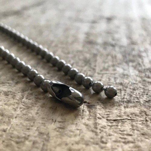 4 INCHES Stainless Steel Ball Chain Extender - 3.2mm thick - photo 4