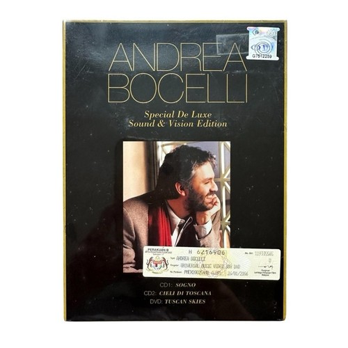 NWT Andrea Bocelli Special De Luxe Sound & Vision Edition DVD