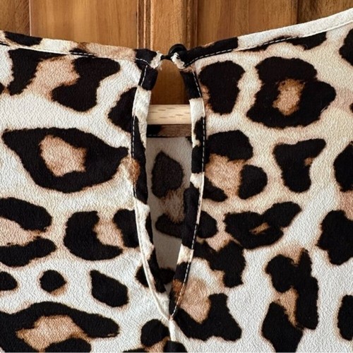 H&M Leopard Print Short Sleeve Blouse - photo 4