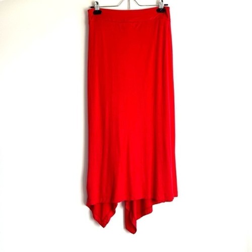 Vintage Y2K Michael Kors Red Boho Asymmetrical Midi Skirt - XS - photo 3