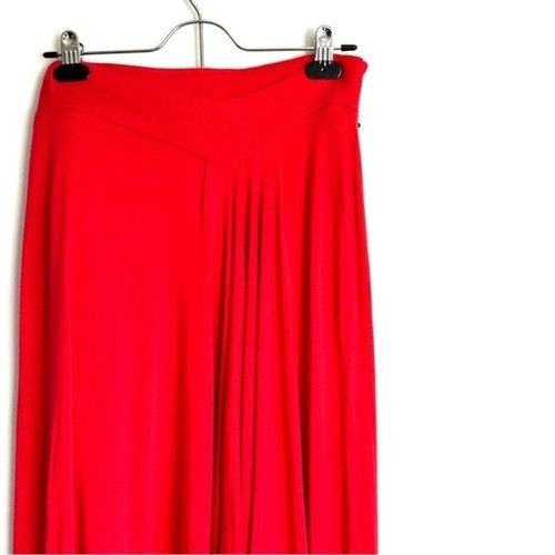 Vintage Y2K Michael Kors Red Boho Asymmetrical Midi Skirt - XS - photo 4