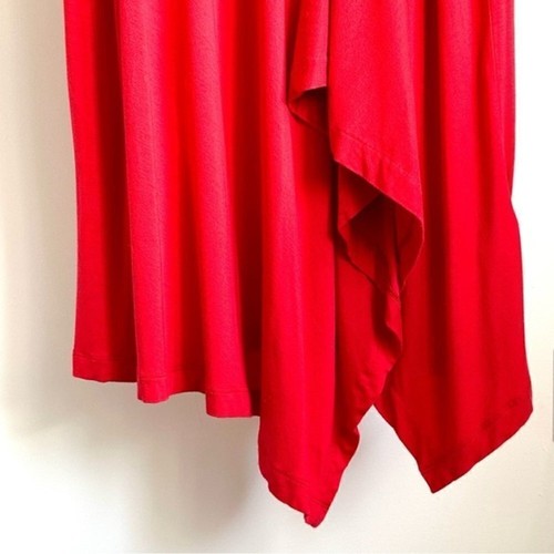 Vintage Y2K Michael Kors Red Boho Asymmetrical Midi Skirt - XS - photo 5