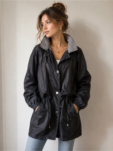 Vintage 90’s Braetan Oversized Jacket Drawstring Waist Windbreak